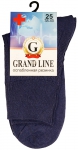Носки GRAND LINE (МЕД-70), тёмно-синий, р. 25 - Группа компаний "ДСМ" (носки оптом)