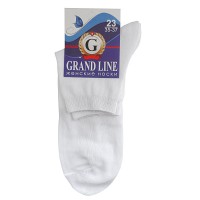 Носки женские GRAND LINE (Ж-16), белый, р. 23 - Группа компаний "ДСМ" (носки оптом)