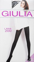 Колготки GIULIA / LANA 200 (nero), р. 5/XL (в) - Группа компаний "ДСМ" (носки оптом)