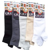 Носки для спорта GRAND LINE (С-32, язычок), светло-серый, р. 31 - Группа компаний "ДСМ" (носки оптом)