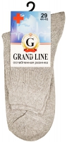 Носки GRAND LINE (МЕД-70), светло-серый, р. 29 - Группа компаний "ДСМ" (носки оптом)