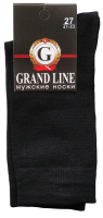 Носки мужские GRAND LINE (М-130), чёрный, р. 27* - Группа компаний "ДСМ" (носки оптом)