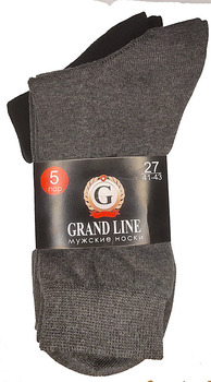 Носки мужские GRAND LINE (М-72/5), ассорти, р. 29 - Группа компаний "ДСМ" (носки оптом)