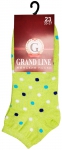 Носки женские GRAND LINE (ЖК-12, горошек), р. 23* - Группа компаний "ДСМ" (носки оптом)