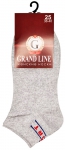 Носки для спорта GRAND LINE (С/ЖС-21, укороченные), светло-серый, р. 25 - Группа компаний "ДСМ" (носки оптом)