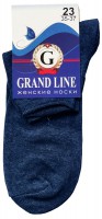 Носки женские GRAND LINE (Ж-16), джинс, р. 23* - Группа компаний "ДСМ" (носки оптом)