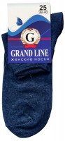 Носки женские GRAND LINE (Ж-16), джинс, р. 25 - Группа компаний "ДСМ" (носки оптом)
