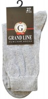 Носки мужские GRAND LINE (М-71), светло-серый, р. 27 - Группа компаний "ДСМ" (носки оптом)