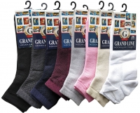 Носки для спорта GRAND LINE (С-31, сетка), тёмно-синий, р. 23 - Группа компаний "ДСМ" (носки оптом)