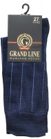 Носки мужские GRAND LINE (М-156, полоска), тёмно-синий, р. 27* - Группа компаний "ДСМ" (носки оптом)
