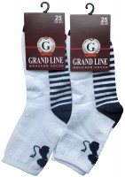 Носки женские GRAND LINE (Ж-88, ангелочек/чертёнок), р. 25 (в) - Группа компаний "ДСМ" (носки оптом)