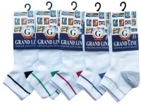 Носки для спорта GRAND LINE (С-43, цветные мысок и пятка), ассорти, р. 23* - Группа компаний "ДСМ" (носки оптом)