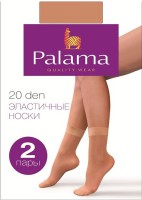 Носки женские PALAMA 20 (2 пары), натуральный (в) - Группа компаний "ДСМ" (носки оптом)