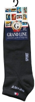 Носки для спорта GRAND LINE (С-30, SPORT), чёрный, р. 27* - Группа компаний "ДСМ" (носки оптом)