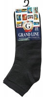Носки для спорта GRAND LINE (С-31, сетка), чёрный, р. 25 - Группа компаний "ДСМ" (носки оптом)
