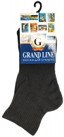 Носки для спорта GRAND LINE (С-35, утяжка), чёрный, р. 25 - Группа компаний "ДСМ" (носки оптом)