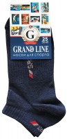 Носки для спорта GRAND LINE (С-40/1), тёмно-синий, р. 25 - Группа компаний "ДСМ" (носки оптом)