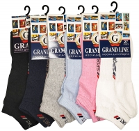 Носки для спорта GRAND LINE (С-40/1), светло-серый, р. 23 - Группа компаний "ДСМ" (носки оптом)