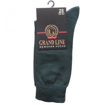 Носки мужские GRAND LINE (М-150, градиент), тёмно-зелёный, р. 25 - Группа компаний "ДСМ" (носки оптом)